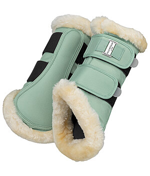 Felix Bühler Stinchiere da dressage con pelliccia sintetica Essential, anteriori - 530691-F-AL