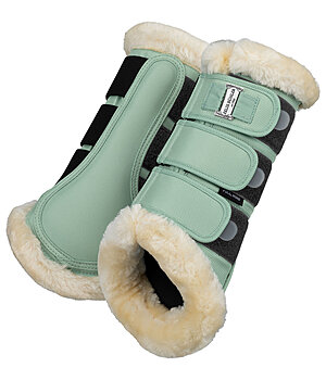 Felix Bühler Stinchiere da dressage con pelliccia sintetica Essential, posteriori - 530692-F-AL
