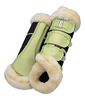 Felix Bhler Stinchiere da dressage con pelliccia sintetica Essential, posteriori - 530692-F-MH