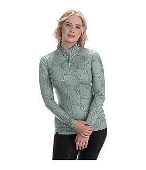 FENGUR Maglia funzionale a maniche lunghe con zip Asta - 580060