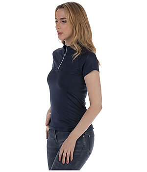 Felix Bhler T-shirt funzionale con zip Lola - 652848-S-NV