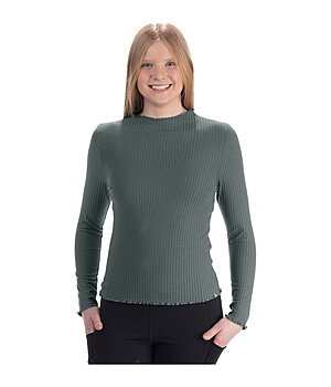 Felix B�hler Maglia a maniche lunghe a costine per bambini Rita - 681167-146+-DZ