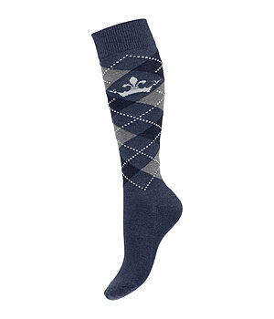 Felix Bhler Calze al ginocchio Argyle - 750314-2-DK