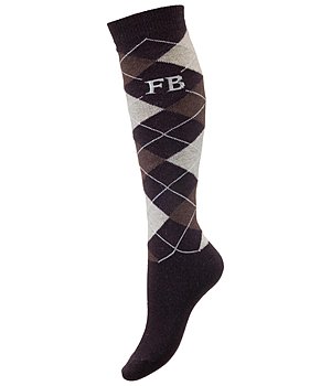 Felix Bhler Calze al ginocchio Mix-Merino Argyle - 750559