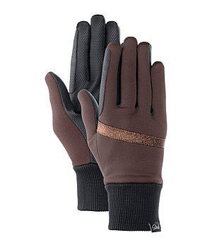 STEEDS Guanti da equitazione invernali Shimmer Line - 870442-M-BR