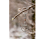 Snaffle snodato in tre parti Stainless Steel