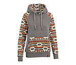 Felpa con cappuccio Ikat