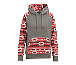 Felpa con cappuccio Ikat