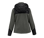 Giacca in pile Sherpa con cappuccio rimovibile