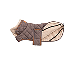 Cappotto trapuntato per cani Holly con pelliccia sintetica