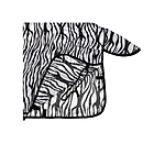 Coperta antimosche Zebra Combo con protezione per la pancia