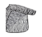 Coperta antimosche da passeggiata Zebra