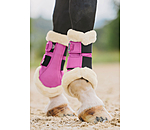 Stinchiere da dressage con pelliccia sintetica Essential, anteriori