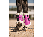 Stinchiere da dressage con pelliccia sintetica Essential, anteriori
