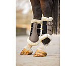 Stinchiere da dressage con pelliccia sintetica Essential, posteriori