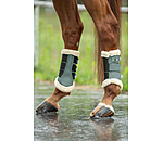 Stinchiere dressage con pelliccia sintetica Essential, posteriori