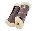 Stinchiere da dressage con pelliccia sintetica Essential, posteriori