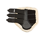 Stinchiere da dressage con pelliccia sintetica Sparkle, posteriori
