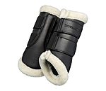 Stinchiere da dressage con pelliccia sintetica Classic, anteriori
