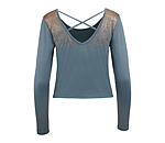 Maglia funzionale a maniche lunghe Icy Glitter da donna