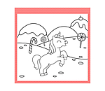 Il magico libro da colorare con l'acqua - unicorni