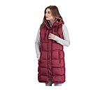 Gilet lungo con cappuccio Clara