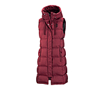 Gilet lungo con cappuccio Clara