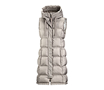 Gilet lungo con cappuccio Clara