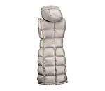 Gilet lungo con cappuccio Clara