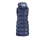 Gilet lungo con cappuccio Clara