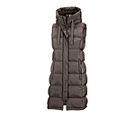 Gilet lungo con cappuccio Clara