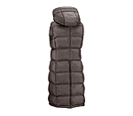 Gilet lungo con cappuccio Clara