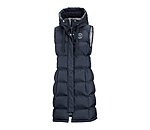 Gilet lungo con cappuccio Clara