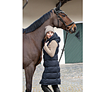 Gilet lungo con cappuccio Clara