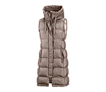 Gilet lungo con cappuccio Clara