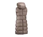 Gilet lungo con cappuccio Clara