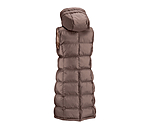 Gilet lungo con cappuccio Clara