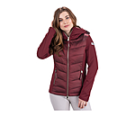 Giacca da equitazione combinata softshell con cappuccio Claire