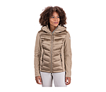 Giacca da equitazione combinata softshell con cappuccio Claire