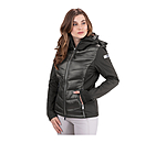 Giacca da equitazione combinata softshell con cappuccio Claire