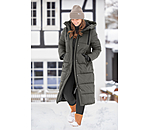 Cappotto da equitazione trapuntato con cappuccio Anne