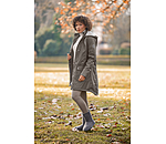 Impermeabile foderato in pelliccia sintetica con cappuccio Paris