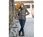 Gilet da equitazione trapuntato con cappuccio Mira III