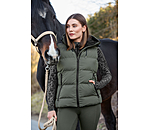Gilet da equitazione trapuntato con cappuccio Mira III