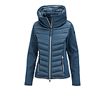 Giacca da equitazione combinata softshell con cappuccio Cora