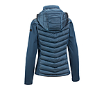 Giacca da equitazione combinata softshell con cappuccio Cora