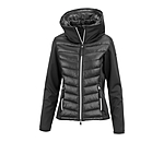 Giacca da equitazione combinata softshell con cappuccio Cora