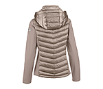 Giacca da equitazione combinata softshell con cappuccio Cora