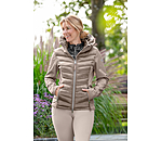 Giacca da equitazione combinata softshell con cappuccio Cora
