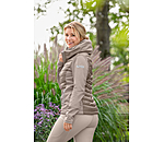 Giacca da equitazione combinata softshell con cappuccio Cora